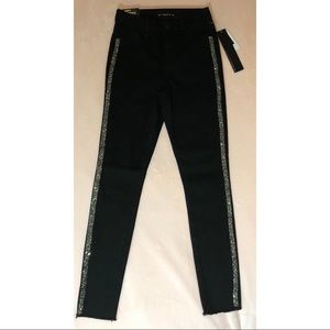 TinselTown black sequined jeans